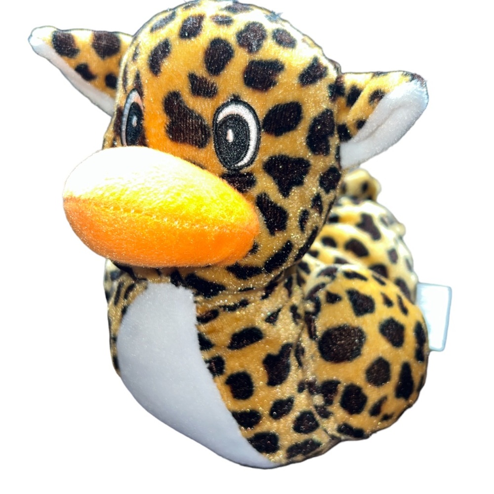 Rinco Stuffed Animal Plush Cheetah Leopard Duck Brown Spotted Ears 2011
